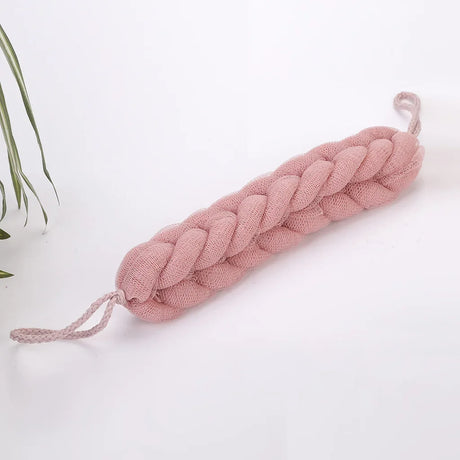 Flower Mesh Shoulder Scrubber Long Sponge Body Back Bath Sponge Shower Exfoliate Strap Shower Body Wash Brush Health Cleaning