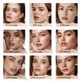 Sunscreen Cushion Foundation Fit Cushion Foundation Full Coverage Waterproof Long-lasting Concealer Long-lasting Makeup