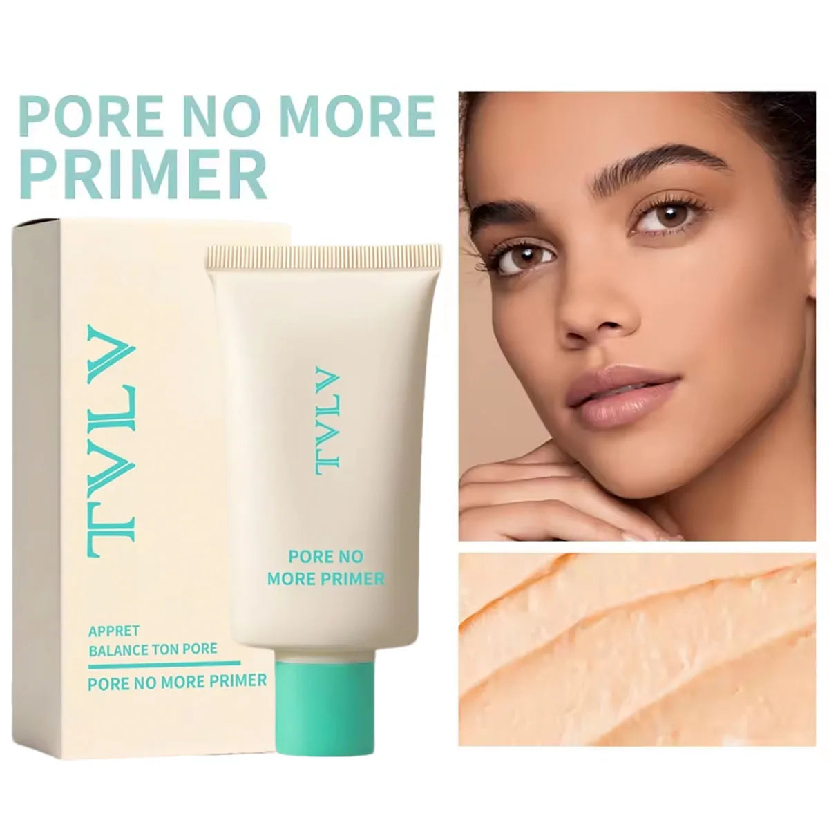 Pore No More Primer Moisturizing Long-Lasting Oil Control Matte Finish Primer Water & Sweat Resistant Base Makeup
