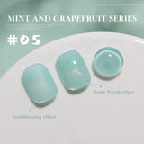 MN 12ML Selling Mint Mambo Gel Nail Polish ilky Green Blue-green Series Gel Polish Blue Nails Green Nail Summer Nail Spring Nail