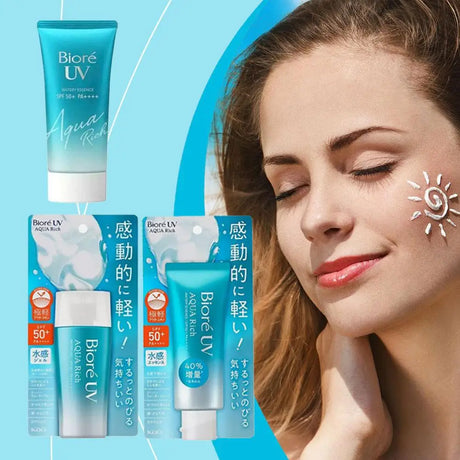 Japan Biore Spf50+ Facial Sunscreen Protector UV Sun Sunblock Cream Korean Moisturizing Protector Whitening Moisturizer Care