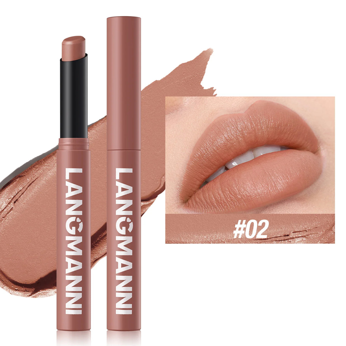 12 Colors Nude Matte Lipstick Waterproof Lip Sticks Not Fading Sexy Red Velvet for Women Make Up Long Lasting Lip Cosmetics