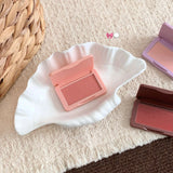 Monochrome Matte Blusher Palette Soft Silky Cheek Natural Facial Blush Rouge Plate Lasting Nude Low Saturation Powder Blush Disk