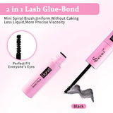 SEEUI DIY Eyelash Extension Bond & Seal Strong Hold Gentle Comfortable Lash Adhesive for All Day Wear For Use 2 in 1