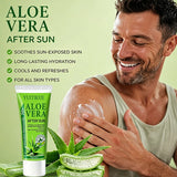 YUITIKUE 70+ Aloe Vera Niacinamide After Sun Gel Cooling Soothing Long Lasting Moisturizer For Face Body Sun Exposed Skin 60g