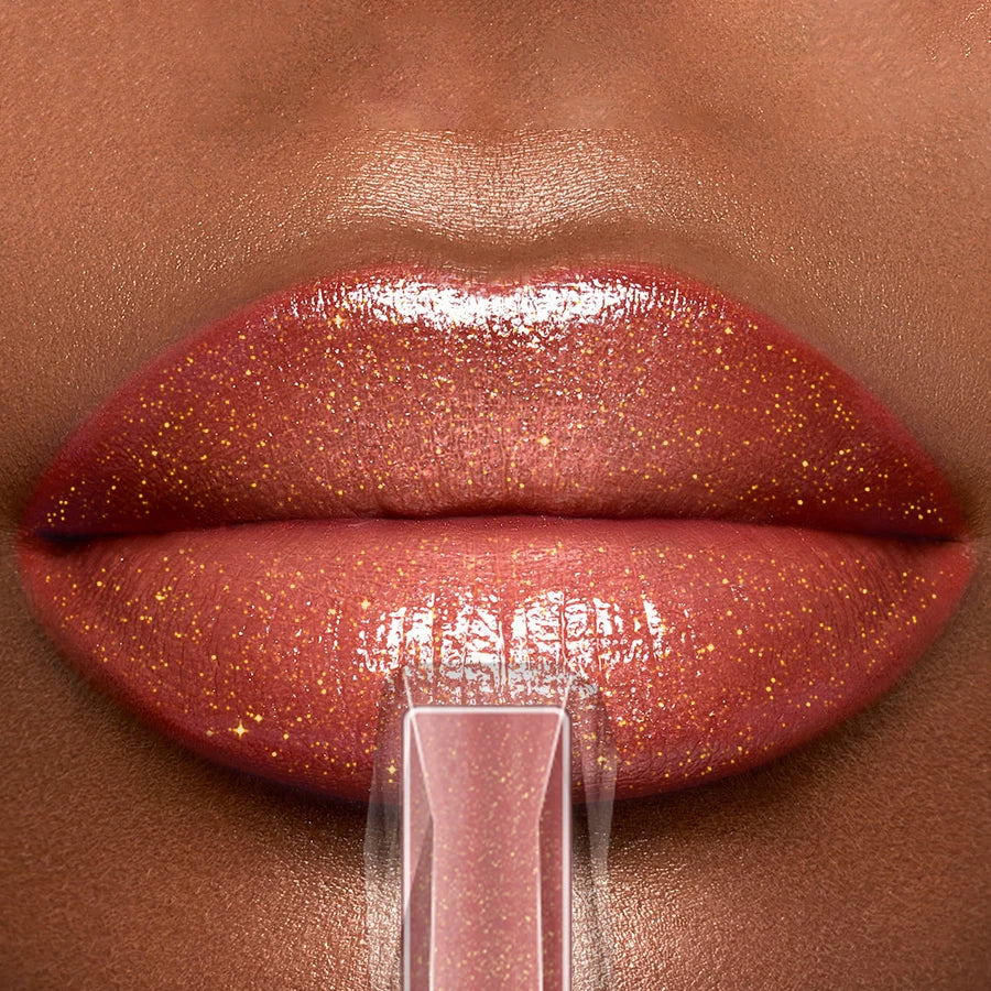 Moisturizing, Plump and Sparkling Lip Gloss, Water-Glossy Mirror Lip Glaze, Glitter Lip Makeup for Women Lip Oil Cosmetics Gifts