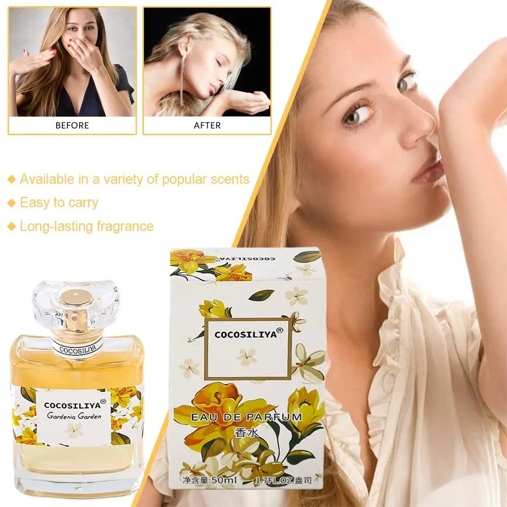 COCOSILIYA Perfume Women Natural Floral Scent Long-lasting Eau De Parfum Osmanthus, Rose, Lavender, Gardenia Light Fresh Perfume