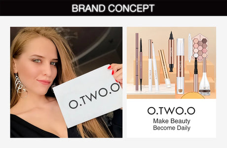 O.TWO.O Eyebrow Pomade Brow Gel Wax 2 IN 1 Waterproof Long Lasting Creamy Texture Eye Brow Tint Enhancers Cosmetics Makeup