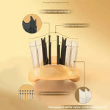 Japanese Premium Head Massager Scalp Brush Hair Massager Shampoo Brush Wet Plastic Detangling Brush Hair Cleaning Comb Rose Gold