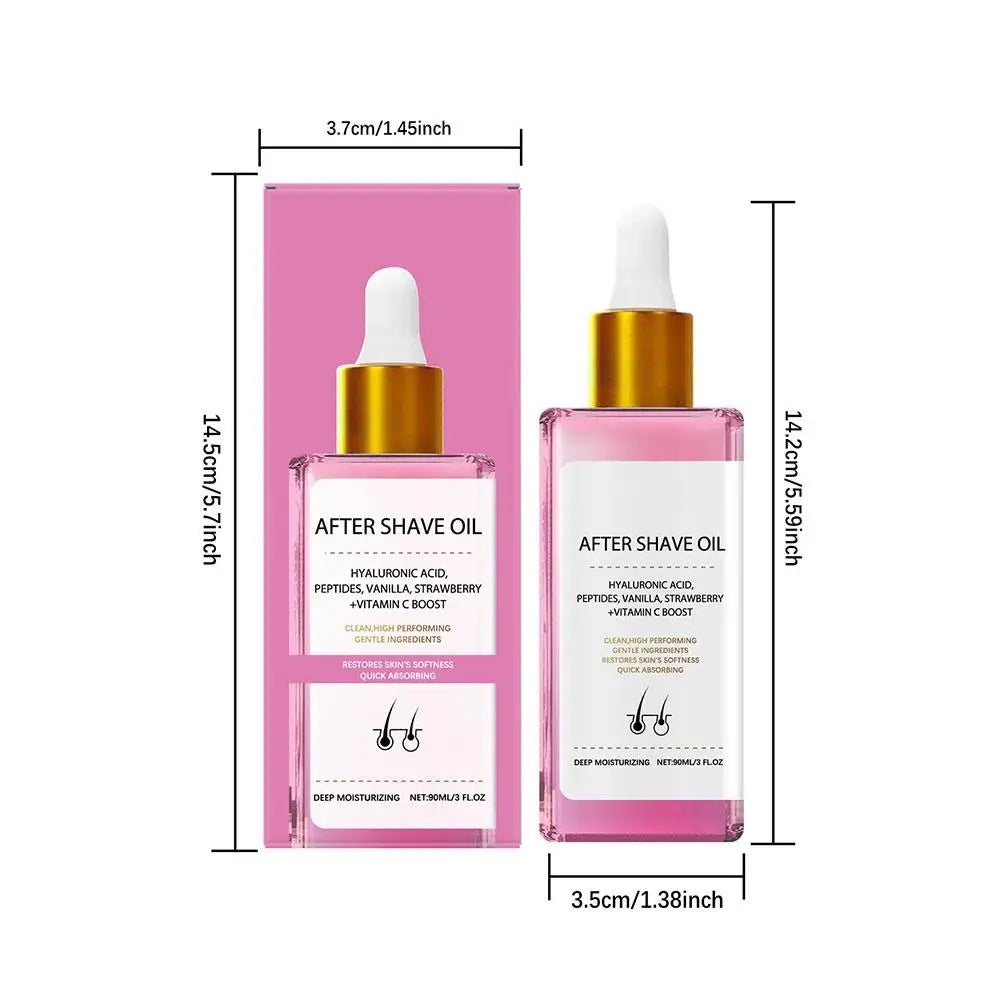 Hair Removal Care - 90ml Strawberry Hair Removal Aftercare Oil, 60g Hair Removal Cream, For Armpit Leg Arm Hair Growth Inhibitor