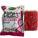 Arbutin 3 Collagen Facial Soap Moisturizing Brightening Deep Cleansing Body Face Wash Foam Facial Cleanser Handmade Soap