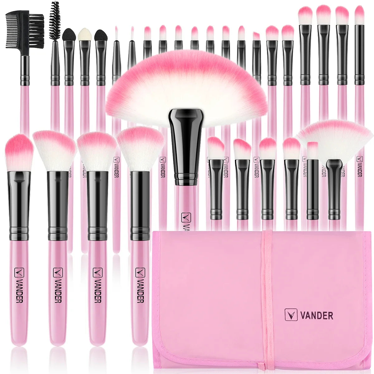 10-32PCS Makeup Brush Set Soft Fluffy Powder Foundation Contour Blush Concealer Eye Shadow Blending Makeup Kit Women Beauty Tool