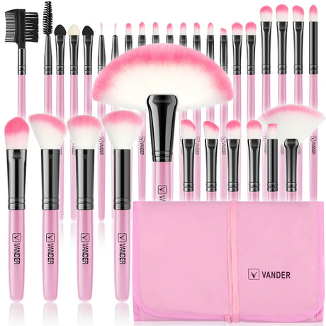 10-32PCS Makeup Brush Set Soft Fluffy Powder Foundation Contour Blush Concealer Eye Shadow Blending Makeup Kit Women Beauty Tool