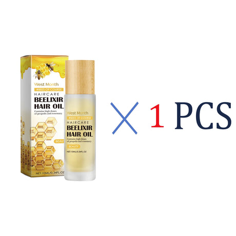 Honey Hair Oil Repair Dry Scalp Damaged Fragile Hair Helps Prevent Hair Loss Breakage Mild Formula Protects Health Hair 10ml