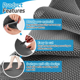 Waterproof Non Slip Floor Mats Plastic PVC Kitchen Bathroom Outdoor Pool Dirt Resistant Foot Mats Carpet For Home