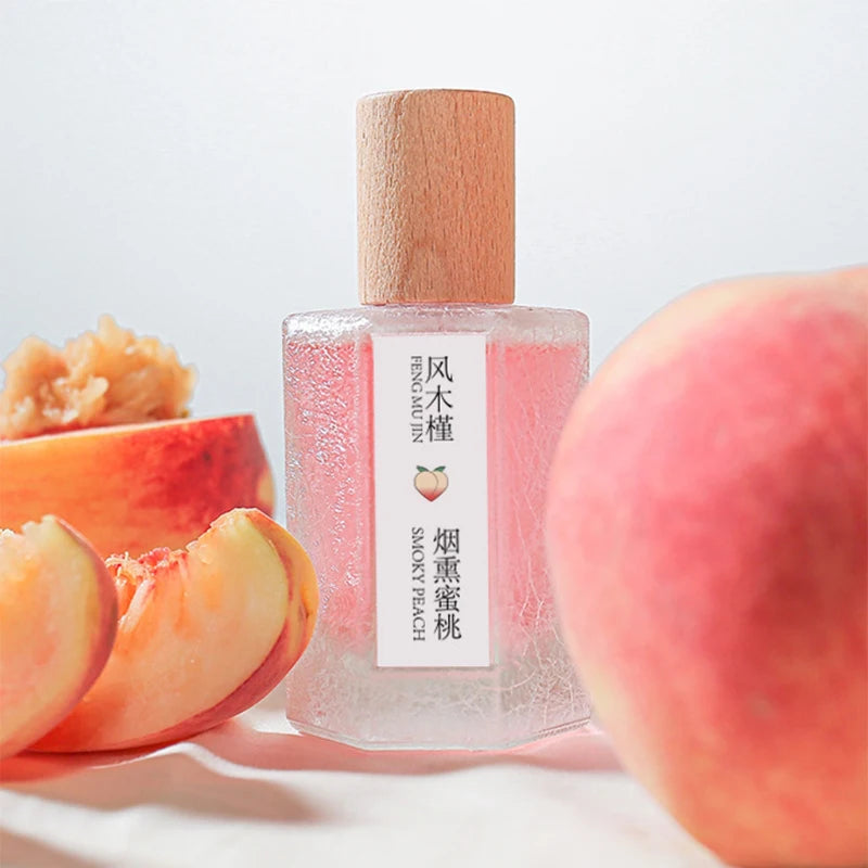Peach Watermelon Perfume Natural Fresh Fruity Scent Charm Fragrance Women's Date Vibrant Perfume Body Spray Eau De Toilette