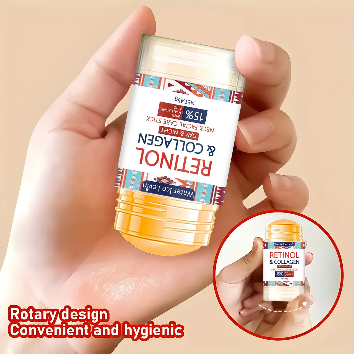 Face and Neck Treatment Bar with Firming Elasticity Improve Loose Skin Lotion Moisturizes and brightens skin