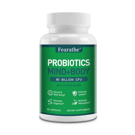 Prebiotics Probiotics & Digestive Enzymes Capsules, Support Gut Care Gastrointestinal Health, Gentle Digestion & Immune Wellness