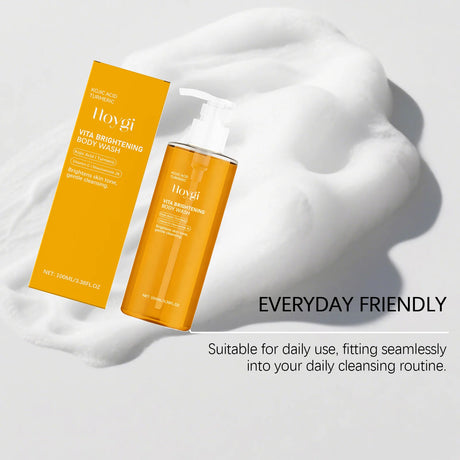 Kojic Acid Turmeric Brightening Body Wash Moisturizing, Cleansing, and Smooth Skin Shower Gel