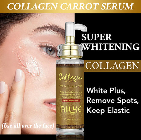 AILKE Collagen Whitening Set, Moisturizer, Hydration, Dark Spot Removal, Brightening Body Lotion, Armpit Whitening Cream