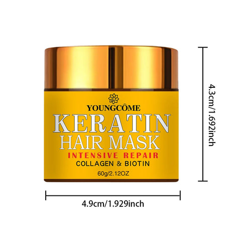 Hair Repairs Hair Mask Biotin Collagen Keratin Treatment Hairs Conditioner Hair Essential Oil Nourishing for Dry Damaged