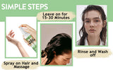 Rice Water Hair Care Spray Moisturizing Nourishing Leave-In Conditioner Women Promotes Strong & Healthy Hair Care Products 2pcs