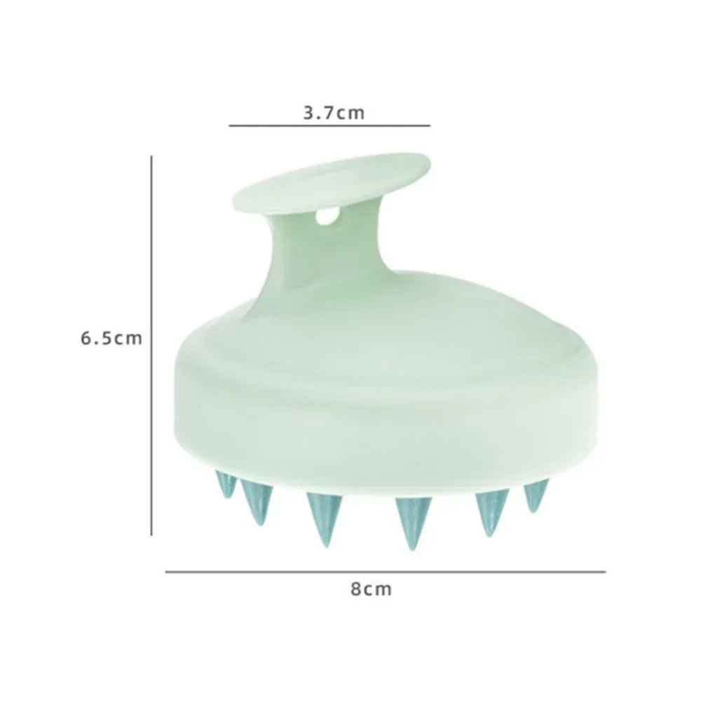 Silicone Shampoo Brush Scalp Antipruritic Massage Hair Washing Combs Body Cleansing Exfoliator Bathing Brushes Hairdressing Tool