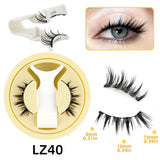 1 Pair Magnetic Eyelashes Set Reusable Easy to Use Eyelash Extension Tools Natural Curler False Eyelashes With Magnetic Tweezers