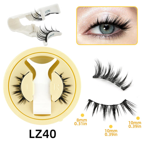 1 Pair Magnetic Eyelashes Set Reusable Easy to Use Eyelash Extension Tools Natural Curler False Eyelashes With Magnetic Tweezers