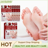Exfoliating Feet Mask Sock Exfoliation Scrub for Feet Mask Remove Dead Skin Moisturizing Pedicure Anti Crack Foot Patch Spa 5PCS