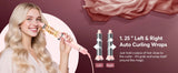 5 in 1 High-Speed Hot Air Styler Frizz-Free Fast Drying No Heat Damage Hair Dryer Curl Volumize Straighten with Travel Bag
