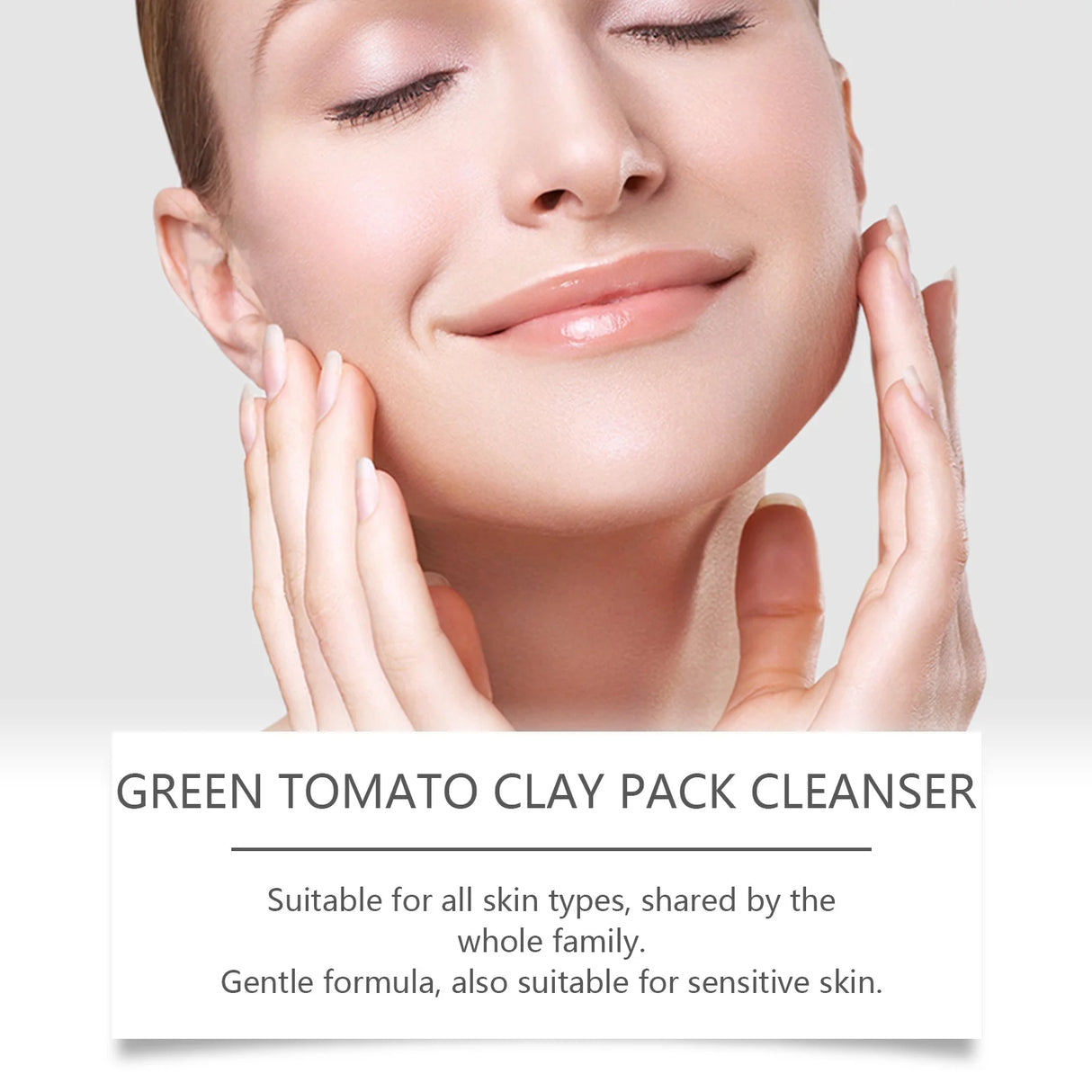 Green Tomato Mud Mask Cleansing Blackhead Pore Improve Rough Oil Control Moisturize Brighten No Irritation Facial Clay Cleanser