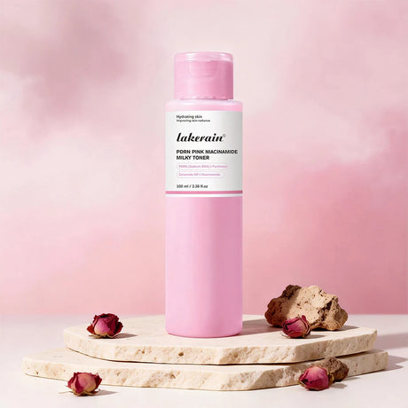 PDRN Pink Niacinamide Milky Toner for Hydrating Moisturizing Soothing Ceramide Glass Glow Skin Milky Toner Korean Skincare