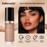 Lakerain 5-Color Waterproof Concealer Matte High Coverage Oil-Control Foundation For Acne Scars And Dark Circles Cosmetics