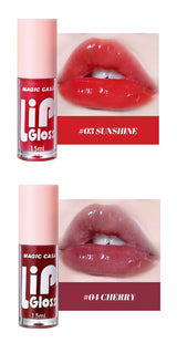 6pcs/set Small bottle Hydrating Jelly Lip Oil long-lasting Moisturizing  smooth shimmering Lip Hydrating Liquid