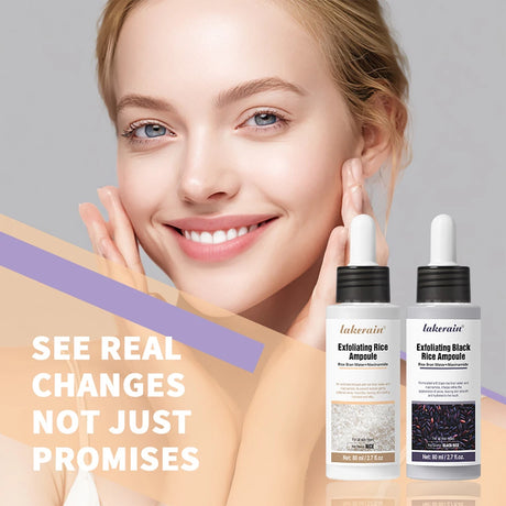 Rice Peeling Ampoule Soft Exfoliating Face and Body Scrub Dead Skin Cells Blackhead Remover for All Skin Types  korean skin care