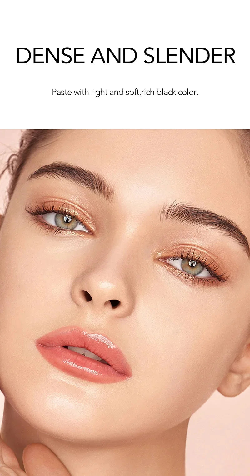 3D Mascara Waterproof Extra Volume Long -lasting Hyper-Curl Lengthening Eyelash Non-smudging Eyelashes Black Mascara Makeup