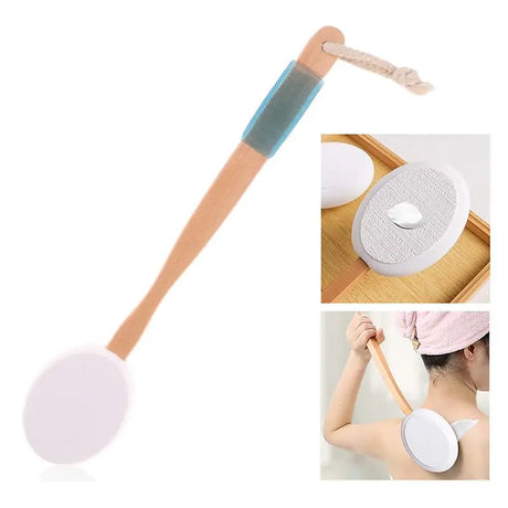 New Multi-Function Lotion Sunscreen Ointment Applicator Silicone Long Handle Body Cleaner Shower Brush Sunscreen Back Applicator