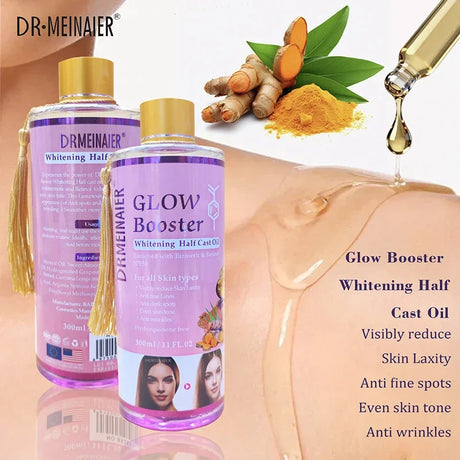 Super Moisturizing Body Care Oil Correcting Meridian Spa Relaxation Oil Arbutin Hydrates Skin With Turmeric Retinol Massage Oil