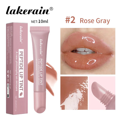 10ml Mirror Lip Glaze Moisturizes Jelly Lip Enrichment Oil Lasting Water Light Glass Lip Oil Remove Line Lip Protection Serum