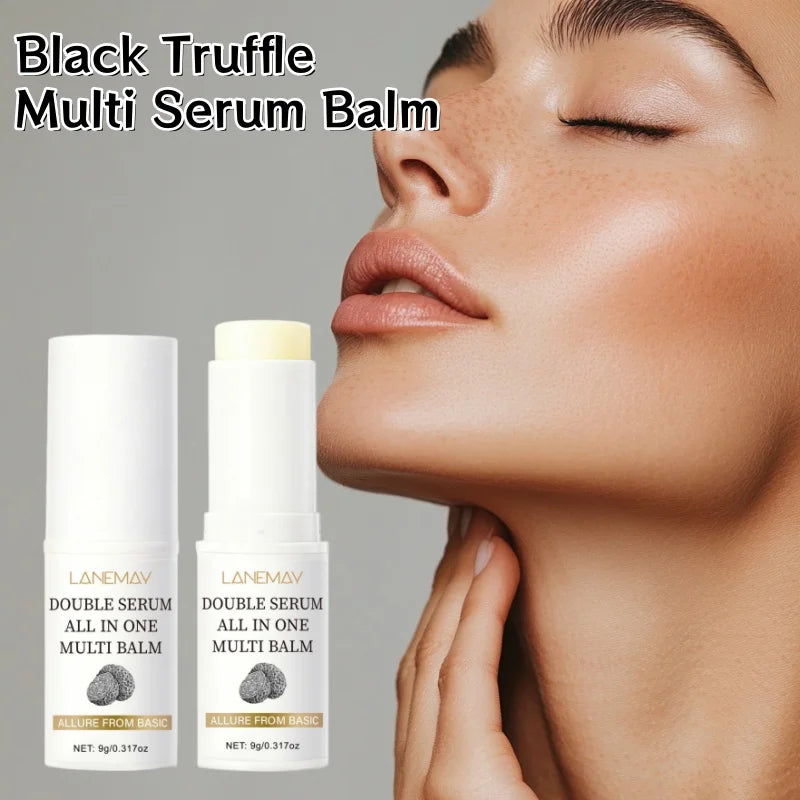 Black Truffle All-in-one Multi Serum Stick 9g Moisturizing Glowy Finish Solid Skin Cream Relieve Dry Skin Enhance Elasticity