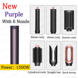 SenCiciMen X9 Multi Hair Styler Curling Iron Hair Hot Air Brush Curling Barrel Hair Dryer Salon Professional Curly Hair Styler