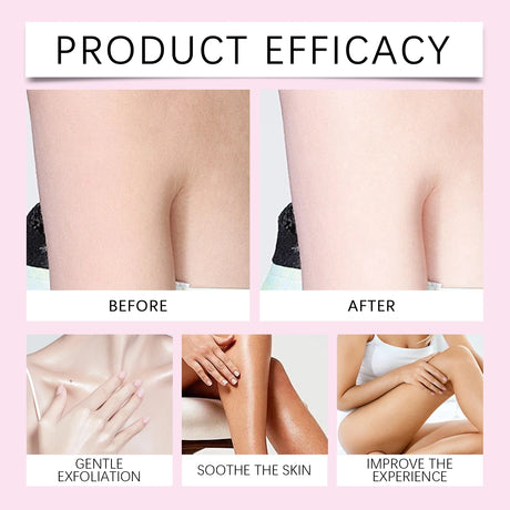 Pre-Shave & Exfoliating Body Scrub Remove Dead Skin Smoothing Moisturizing Gentle Cleansing Pre-Shave Care Smooths Skin Texture