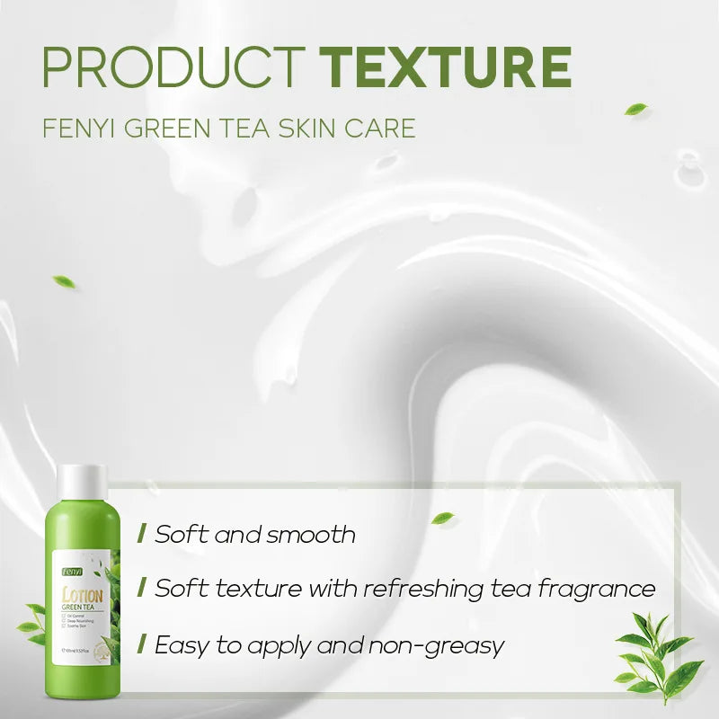 Green Tea Skin Care Kit Korean Cosmetic Moisturizing Exfoliate Beauty Face Care Set For Women Sakura Products kit