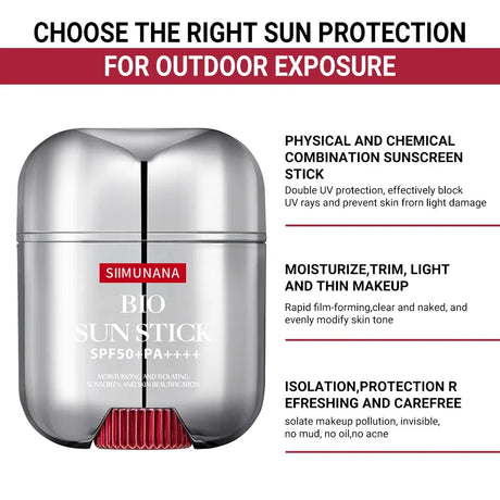 Matte Solar Blocker Isolate Ultraviolet Skin Protector Moisturizer Oil Control Whitening Face Sun Resistant Cream Skin Care Gift