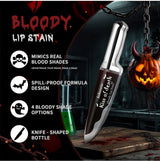 Lakerain Fake Bloody Lip Stain Gel-like Waterproof Spill-proof Long Lasting Matte Lip Tinting Halloween Party Lip Cosmetics