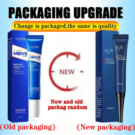 Retinol Eye Bag Removal Cream For Men Anti-Wrinkle Firming Skin Fades Fine Lines Anti Dark Circle Puffiness Brightening Eye Care