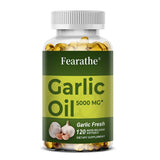 Organic Garlic Extract Capsule for Cardiovascular Health Detox Support Immune Nutrition Supplement