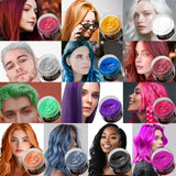 Valentine's Day DIY Hair Dyed Mud Hair Colour Wax Easy To Wash Coloring Cream One-time Hairs Beard and Eyebrows Colour Products