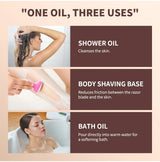 2-in-1 Bath Oil Body Cleaning Moisturizing Skin Dirt Remover Smooth Shower Gentle Cleanses Nourishes Oils For Bath Daily Care